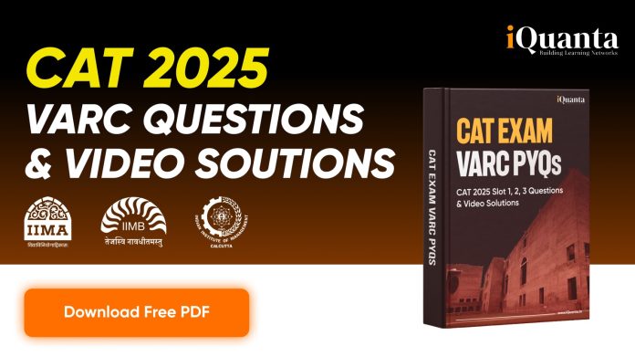CAT Exam VARC Past Year Questions