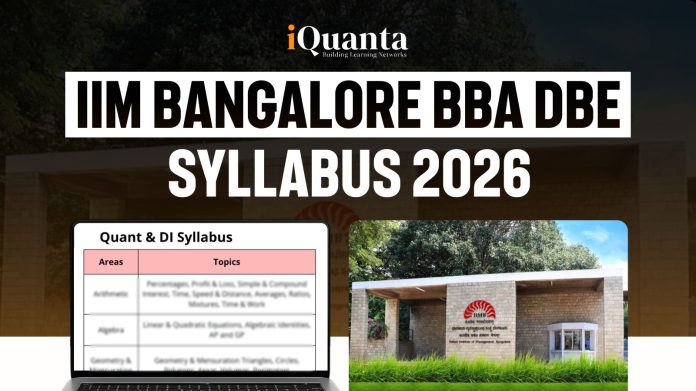 IIMB BBA DBE 2026