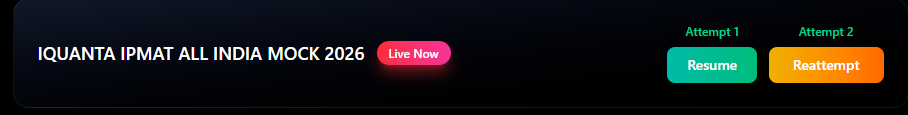 IPMAT Mock Test