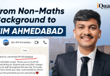 How a Non-Maths Background Candidate Converted IIM Ahmedabad: iQuanta’s Application Classes Were the Turning Point for Topper Dev Chauhan