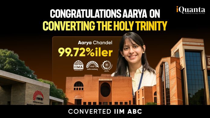 CAT Topper Arya Chandel