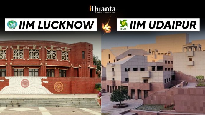 IIM Lucknow vs IIM Udaipur
