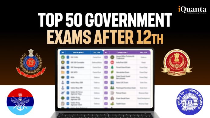 Top 50 Government Exams