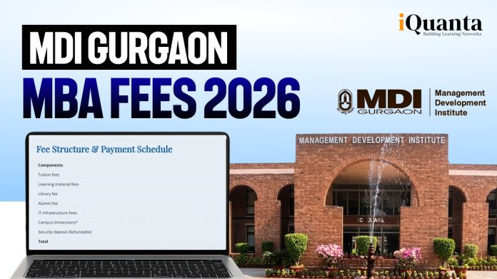 MDI Gurgaon MBA Fees