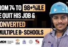 From 74%ile to 98+%ile in the CAT Exam & Converted MDI Gurgaon, IIM Vizag, IIM Sambalpur & More CAT Topper