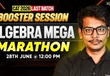 CAT 2026 Algebra Mega Marathon By iQuanta: Attend Session On 28 June 2026 (12PM) CAT 2026 Algebra Marathon
