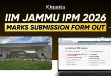 IIM Jammu IPM 2026: 10th & 12th Marks Submission Form Out, Selection Process IIM Jammu IPM