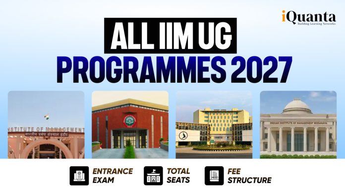 IIM UG 2027 Programmes IIM UG 2027 Programmes