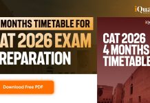 4-Month Timetable for CAT 2026 Exam: Detailed CAT Preparation Plan CAT 2026