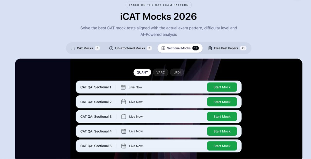 CAT Mock Test
