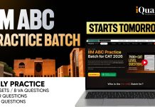 CAT 2026 Preparation: IIM ABC Practice Batch By iQuanta Starts Tomorrow! CAT Preparation 2026