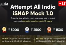 SNAP 2026 Mock Test Live: Attempt iQuanta’s SNAP Mock Based On Latest Pattern SNAP Mock Test