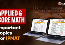 Important Topics From Applied & Core Math for IPMAT Exam IPMAT Exam