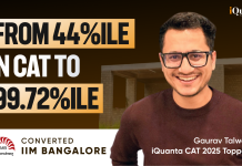 From 44%ile in CAT To Converting IIMB with 99.72%ile: How Gaurav Talwar Conquered His Dreams? CAT Topper