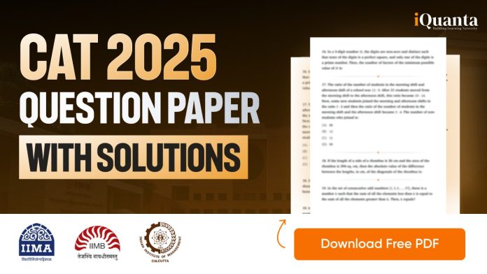 CAT 2025 Question Paper CAT 2025 Question Paper