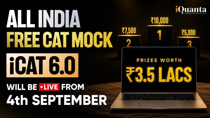 All India Free CAT Mock Test (iCAT 6.0) All India Free CAT Mock Test (iCAT 6.0)