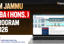 IIM Jammu BBA (Hons.) Program 2026: Eligibility Criteria, Selection Process & More IIM Jammu BBA Hons.
