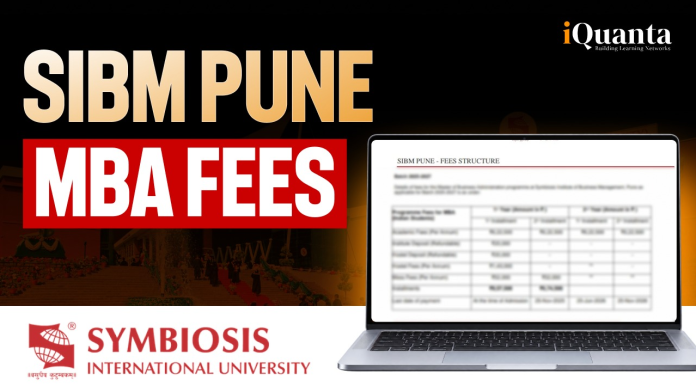 SIBM Pune MBA Fees 2026