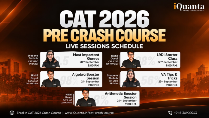 CAT 2026 Pre Crash Course