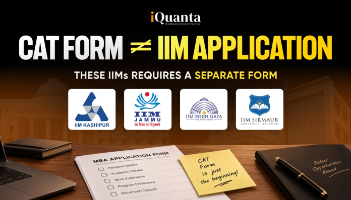 Separate IIM Forms Separate IIM Forms