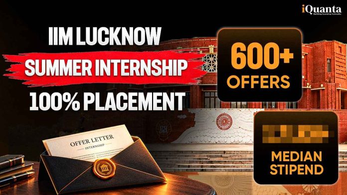 IIM Lucknow Summer Internship