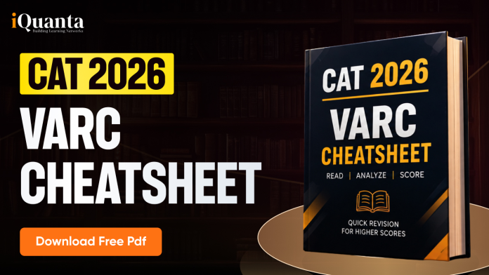 CAT 2026 VARC CheatSheet CAT 2026 VARC CheatSheet